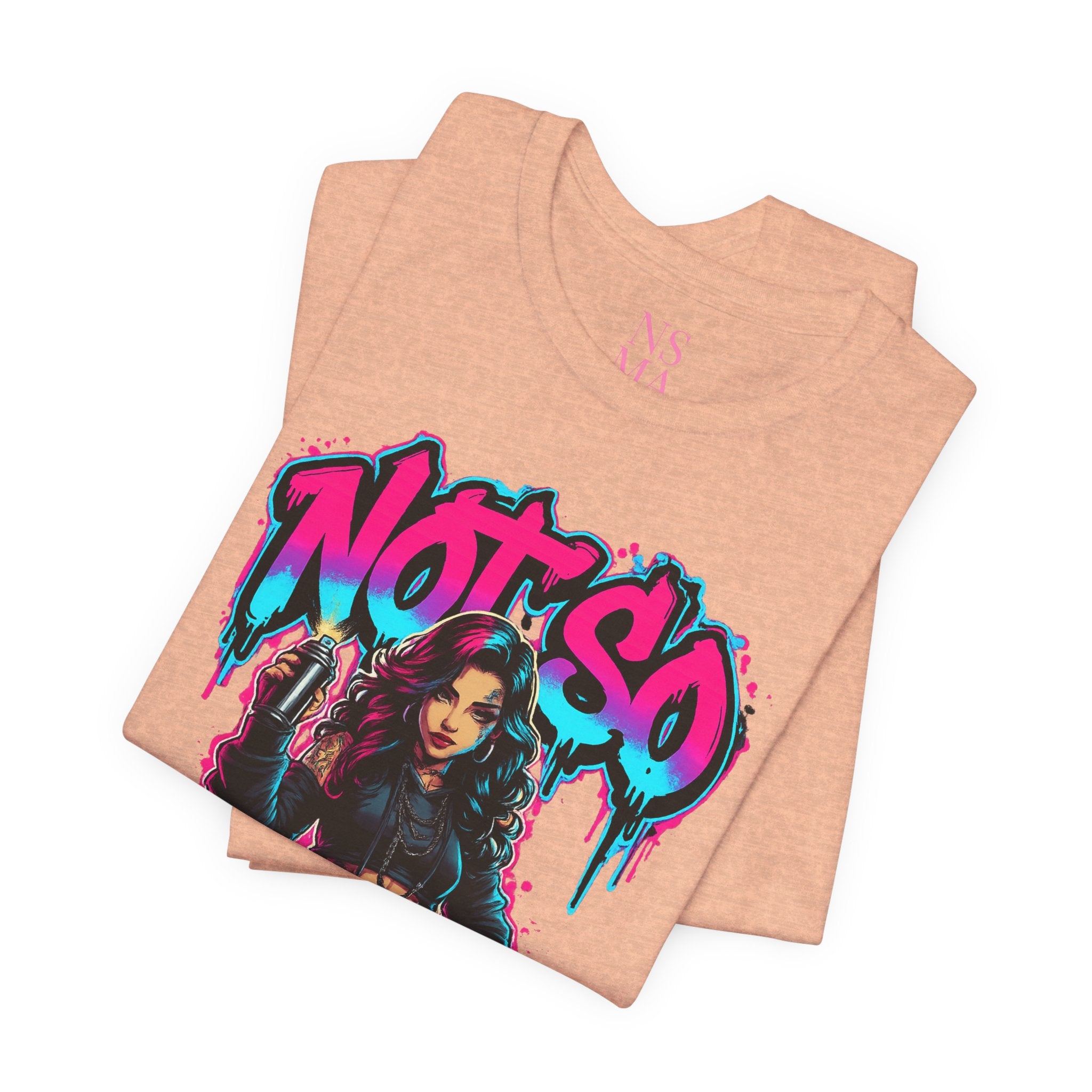 Not So Modest Art Graphic Tee — Bold Streetwear Girl Illustration