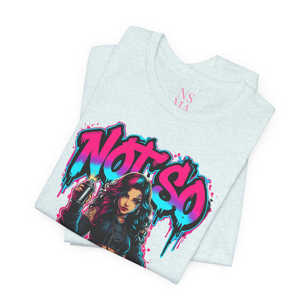 Not So Modest Art Graphic Tee — Bold Streetwear Girl Illustration