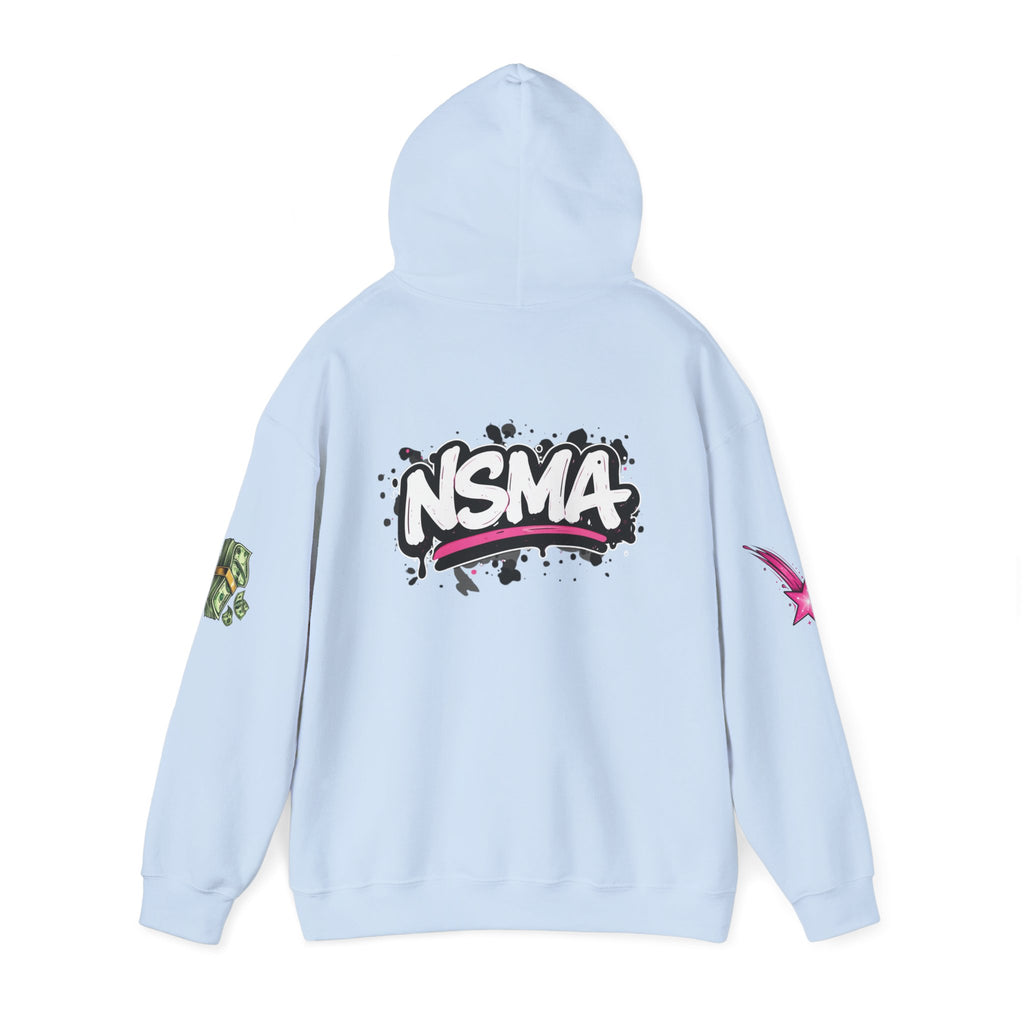 Not So Modest Art NSMA Dripping Money Heart Hoodie – Black Streetwear Hoodie