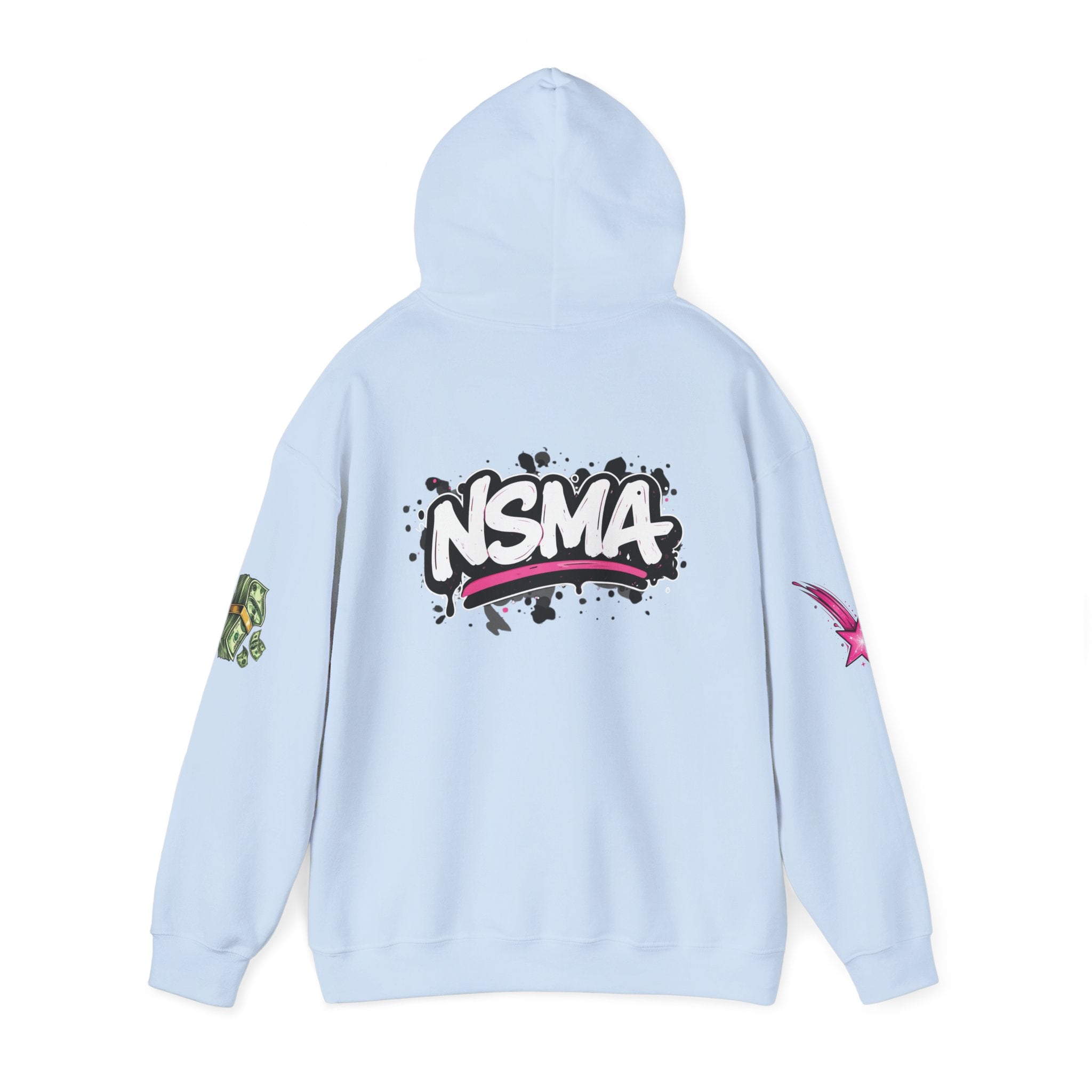 Not So Modest Art NSMA Dripping Money Heart Hoodie – Black Streetwear Hoodie