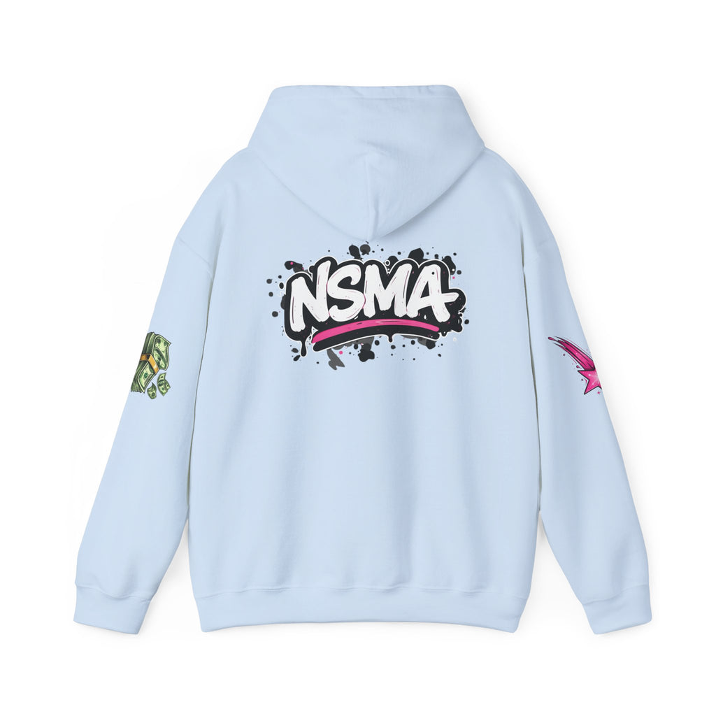 Not So Modest Art NSMA Dripping Money Heart Hoodie – Black Streetwear Hoodie