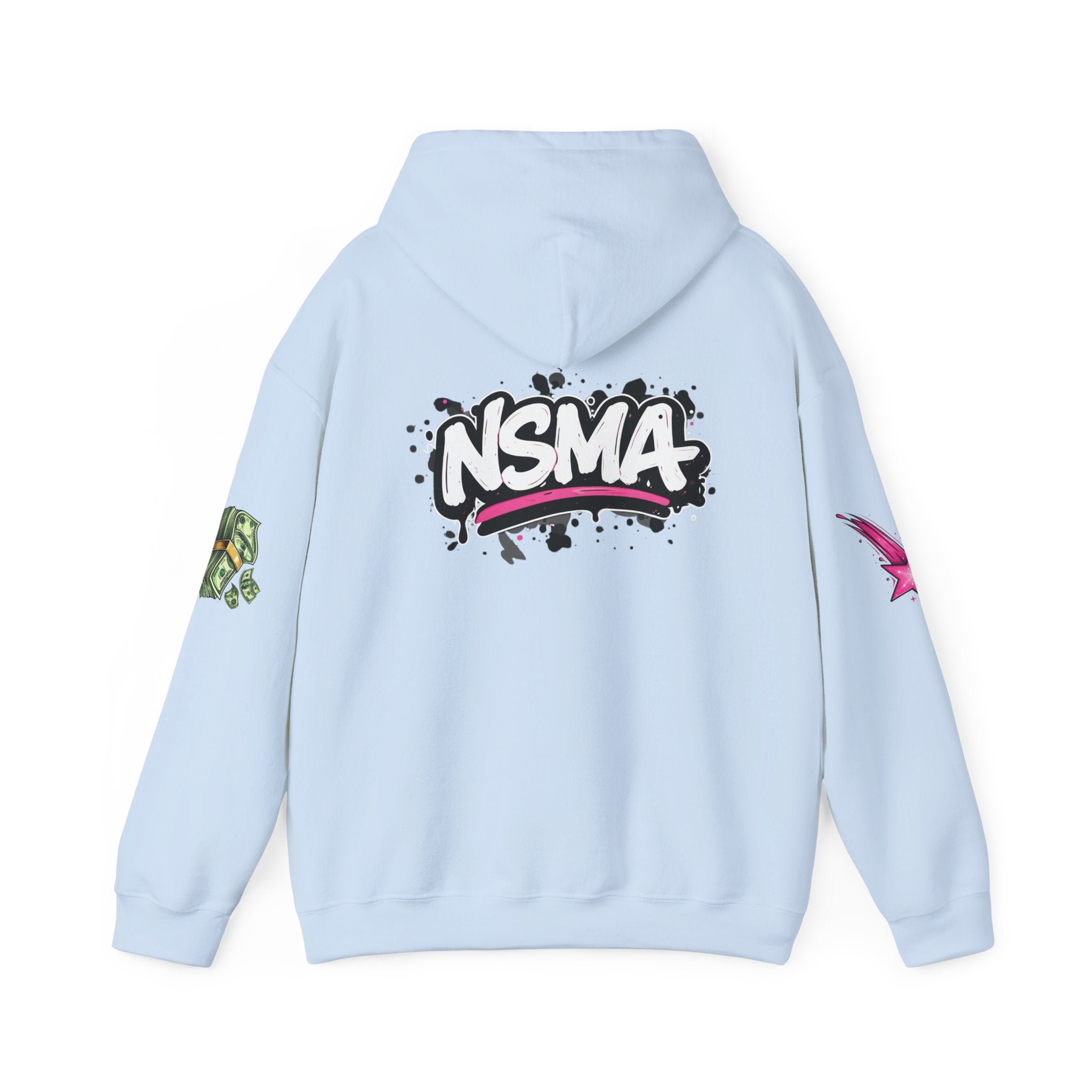 Not So Modest Art NSMA Dripping Money Heart Hoodie – Black Streetwear Hoodie