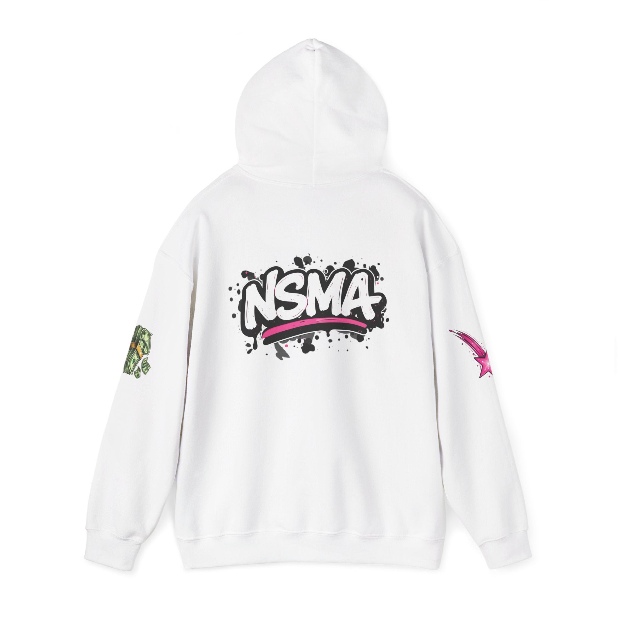 Not So Modest Art NSMA Dripping Money Heart Hoodie – Black Streetwear Hoodie