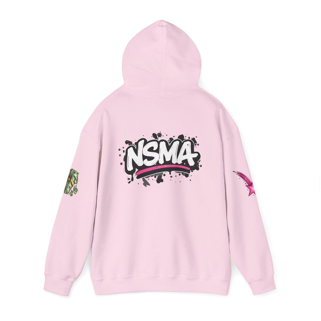 Not So Modest Art NSMA Dripping Money Heart Hoodie – Black Streetwear Hoodie