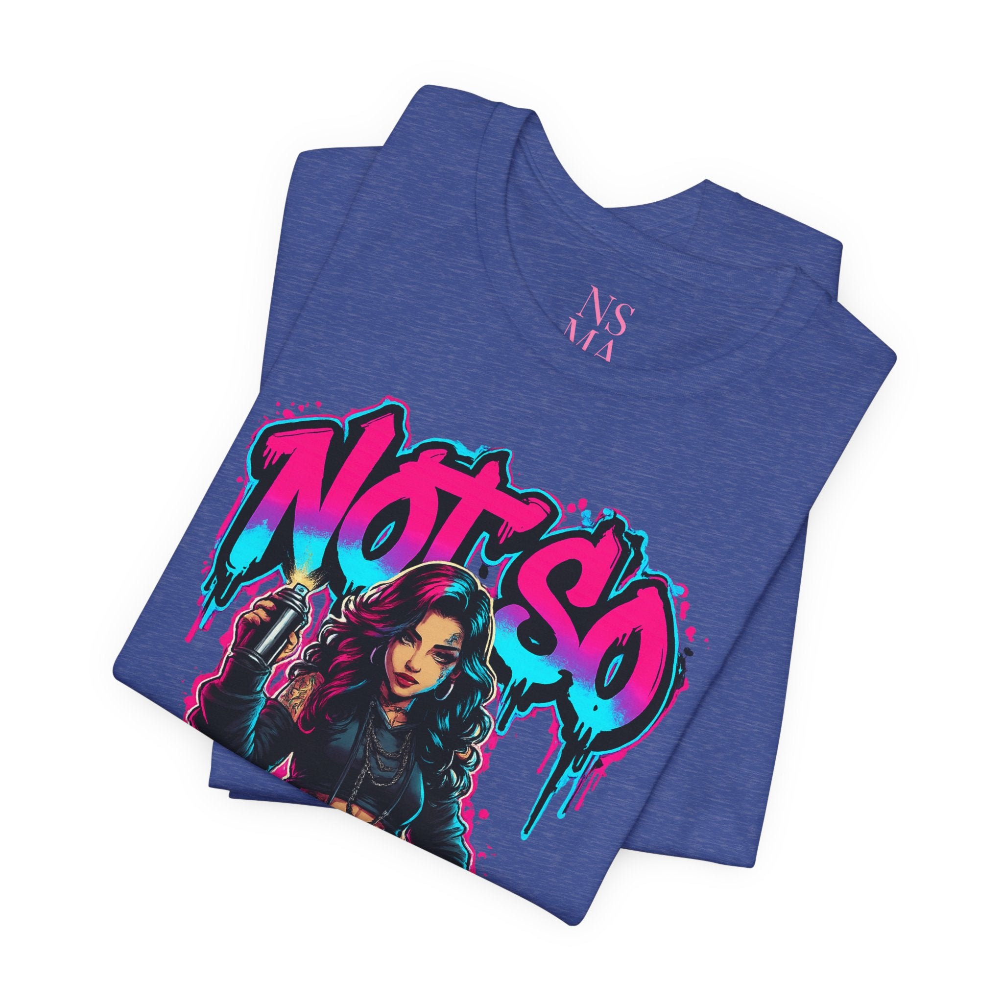 Not So Modest Art Graphic Tee — Bold Streetwear Girl Illustration