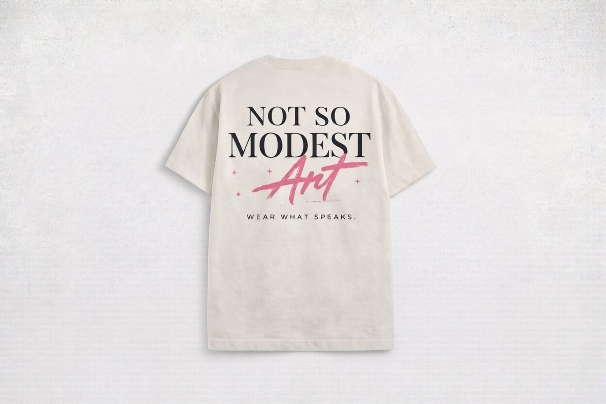 STATEMENT TEE — CREAM