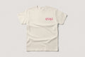 Defaced David Tee — Cream